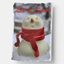 Let It Snow House Flag