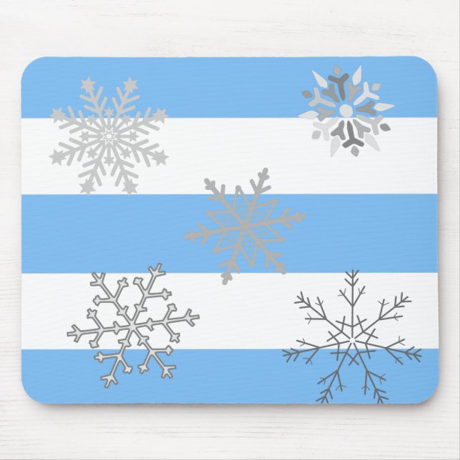 Let it Snow in a Winter Wonderland Mouse Mat (Front)