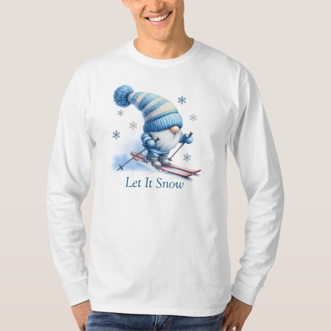 Let It Snow Long Sleeve T-Shirt (Front)