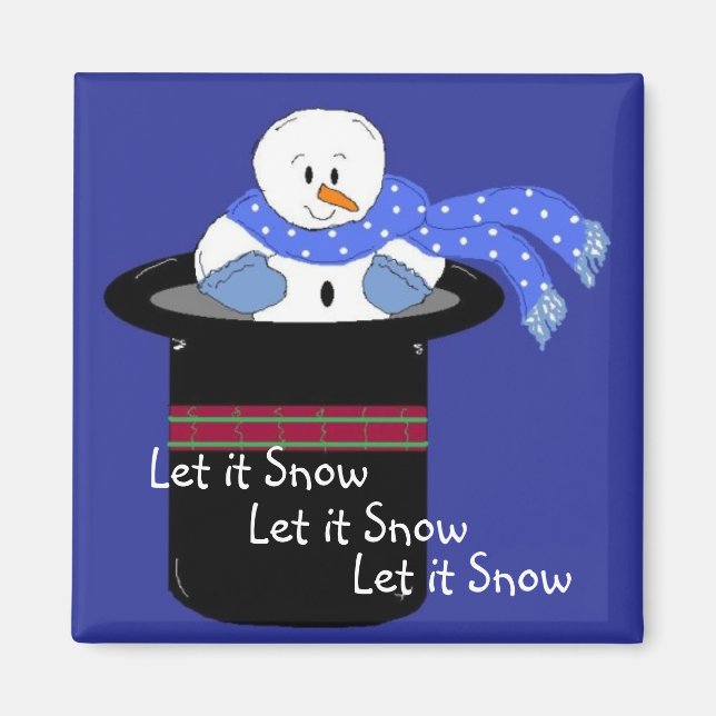 Let it Snow Magnet (Front)