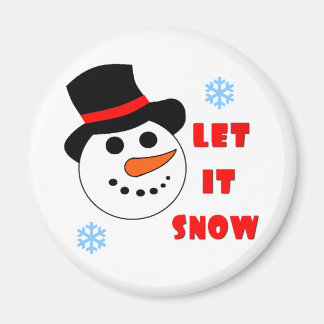 LET IT SNOW magnets