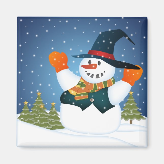 Let It Snow Man! Magnet (Front)