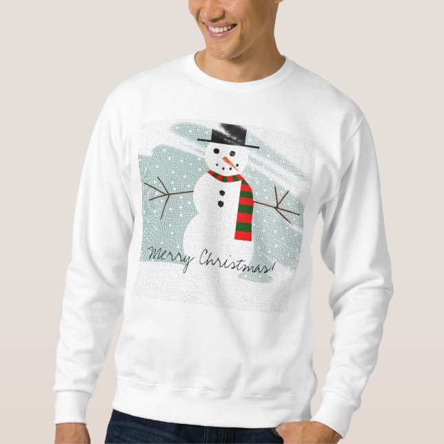 LET IT SNOW, MAN! SWEATSHIRT (Front)