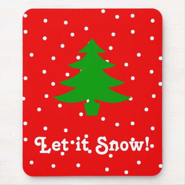 Let it Snow! Mouse Mat (Front)