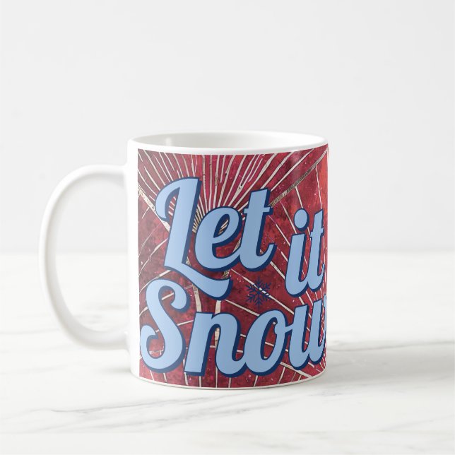 Let it snow mug (Left)