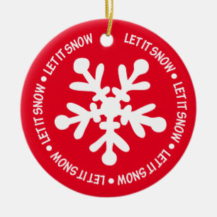 Let it Snow Ornament