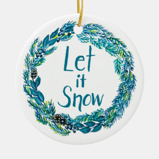 Let it Snow Ornament