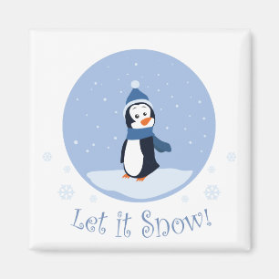 Let It Snow! (Penguin) Magnet