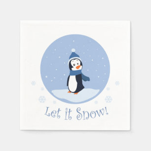 Let It Snow! (Penguin) Napkin