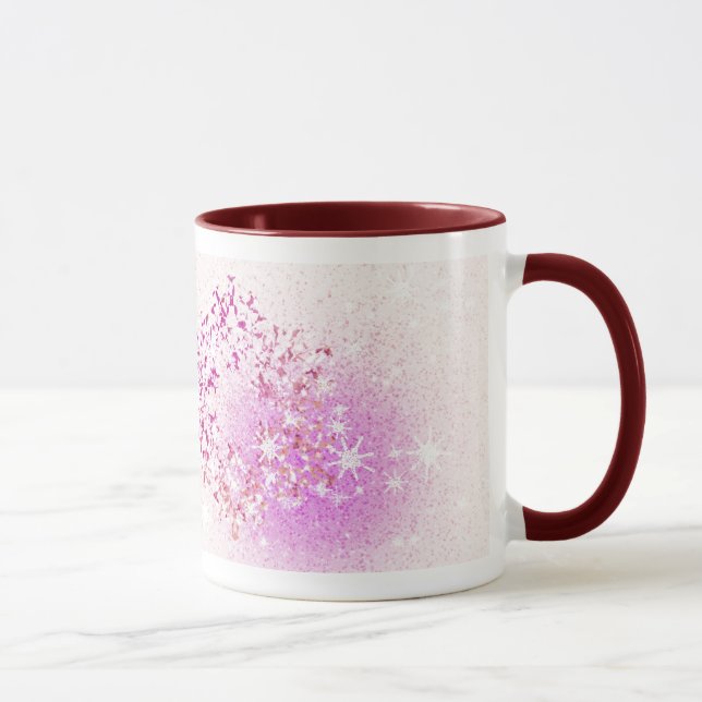 Let it Snow Pink Mug (Right)