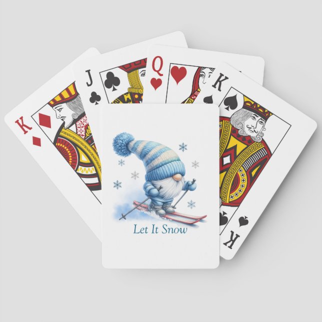 Let It Snow Playing Cards (Back)