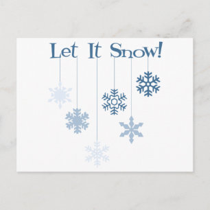 Let It Snow Postcard