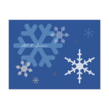 Let it Snow Postcard