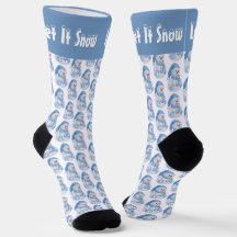 Let It Snow Premium Crew Sock
