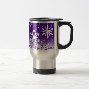 Let It Snow Purple - mug
