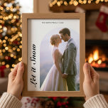 Let It Snow Romantic Couple Christmas Card<br><div class="desc">Celebrate love in a snowy holiday season with this romantic “Let It Snow” couple card,  perfect for heartfelt festive wishes.</div>