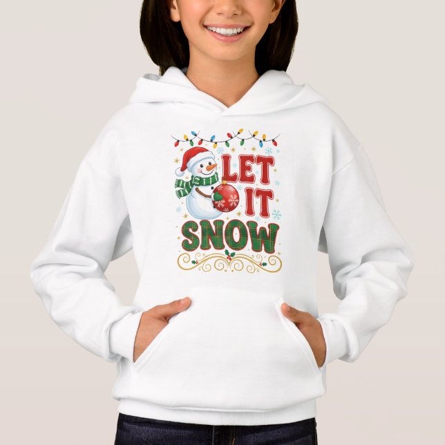 Let It Snow Snowman Christmas (Front)