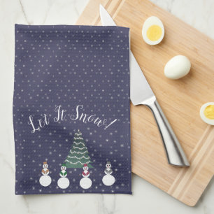 Let It Snow! Snowmen Tea Towel
