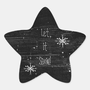 Let It Snow Sticker
