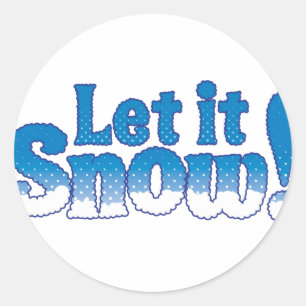 Let it Snow Stickers