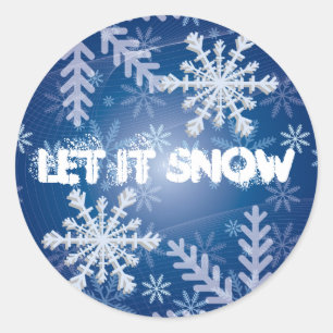 Let It Snow stickers