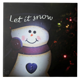 Let It Snow Tile