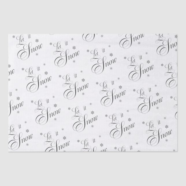 Let it Snow! tissue paper (Front)