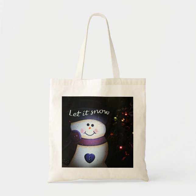 Let it Snow Tote Bag (Front)