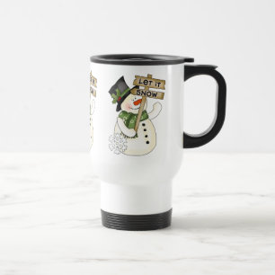 Let It Snow Travel mug