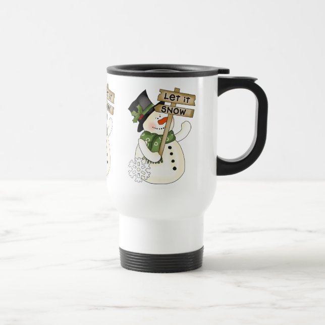 Let It Snow Travel mug (Right)