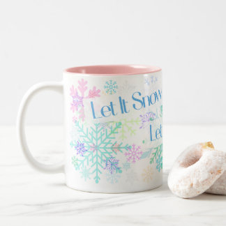 Let It Snow! Two-Tone Coffee Mug