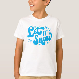 Let It Snow Winter Design T-Shirt