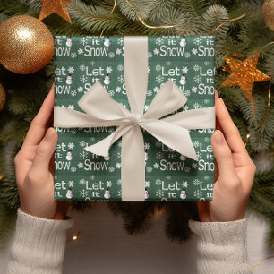 Let it Snow Wrapping Paper