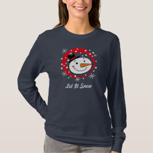 Let It Snowman Custom Tee
