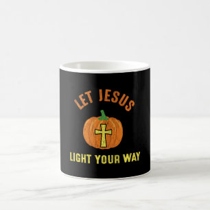 Let Jesus Light Your Way Thanksgiving Christian Coffee Mug