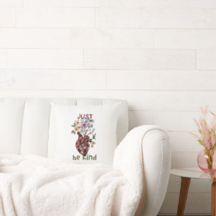 Let Kindness Bloom from Heart🌿❤️ Cushion