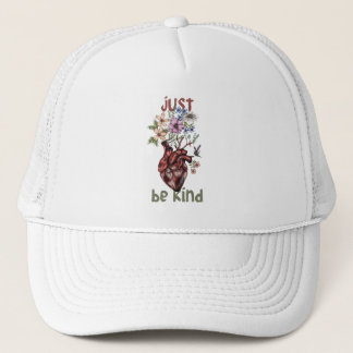 Let Kindness Bloom from Heart . Trucker Hat