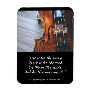 Let Life Be Like Music Langston Hughes Magnet