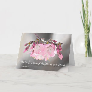 Let life flow through the filter of... card