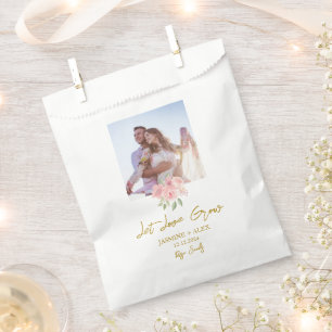 Let Love Grow l Rose Seeds Photo Wedding Favour Bags