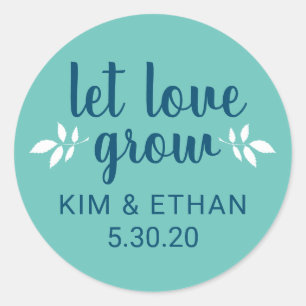 Let Love Grow Stickers