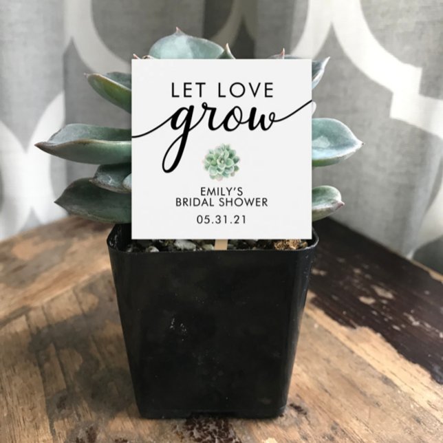 Let Love Grow Succulent Plant Tags (Creator Uploaded)