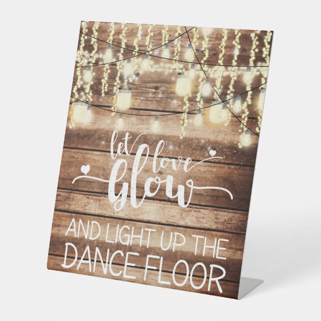 Let Love Grow Wedding Sign (Front)