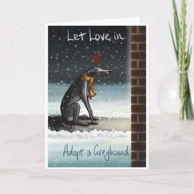 Let Love In Holiday Card (Front)