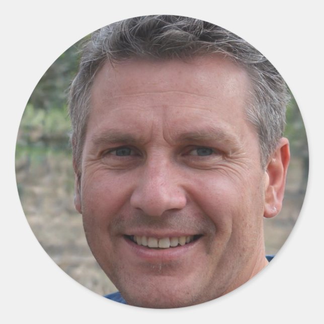 Let Love Lead Classic Round Sticker (Front)