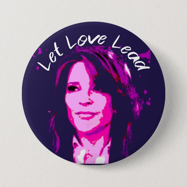 Let Love Lead - Marianne Williamson 7.5 Cm Round Badge (Front)