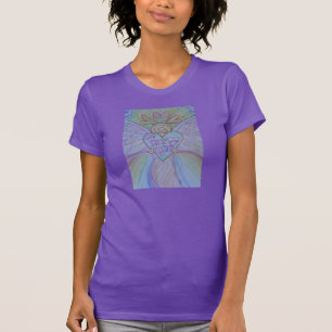 Let Love, Let God Rainbow Pastel Angel Art Shirts