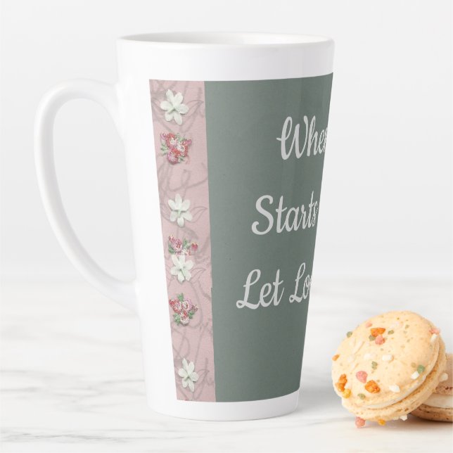 Let Love Rain! Latte Mug (In Situ)