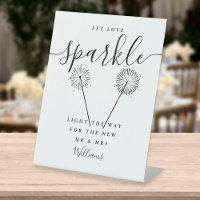 Let Love Sparkle Black And White Signature Script