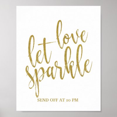 Let Love Sparkle Posters &amp; Prints | Zazzle UK